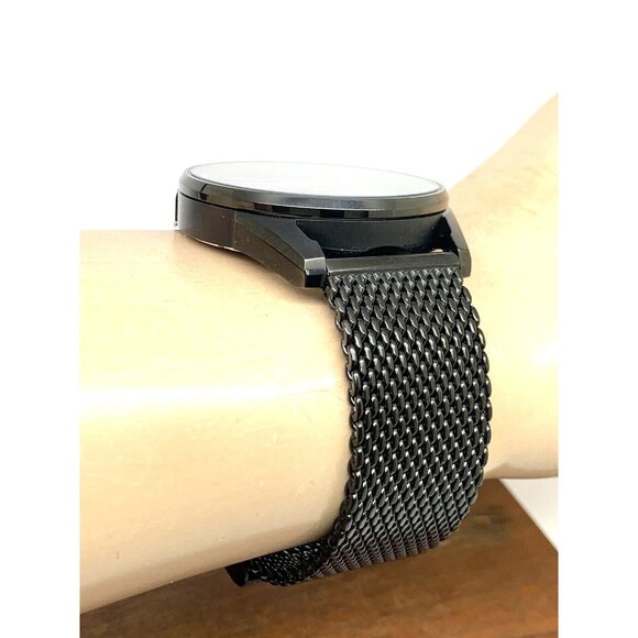 Citizen Men's Watch BM6988-57E Eco-Drive Black Dial Solar Mesh Stainless Steel - Picture 10 of 13